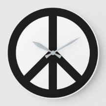 Panneau de paix Paxspiration Horloge murale