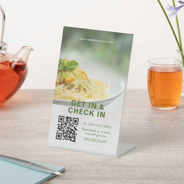 Panneau de piédestal d'URL Ajouter un code QR de m (In SItu)