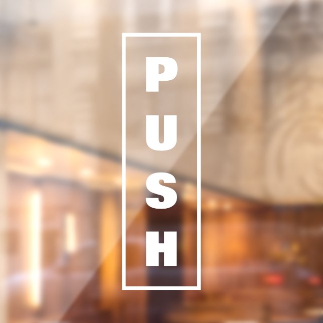 Panneau de porte poussoir, (Feuille 2)