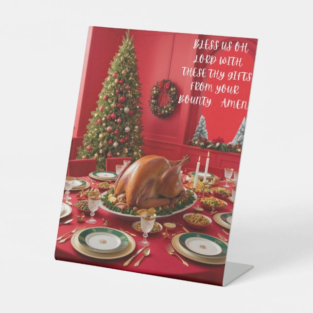 Panneau de prière de la table de Noël (Recto)