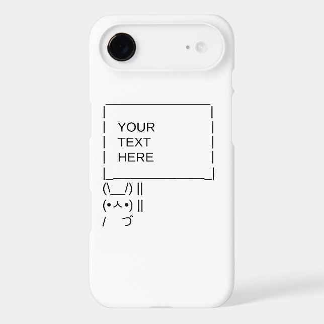 Panneau de protestation Bunny / Art texte ASCII pe (Verso)