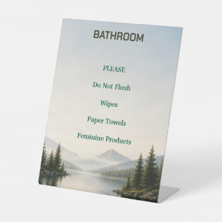 Panneau de Règles de Salle de Bain Airbnb de Maiso