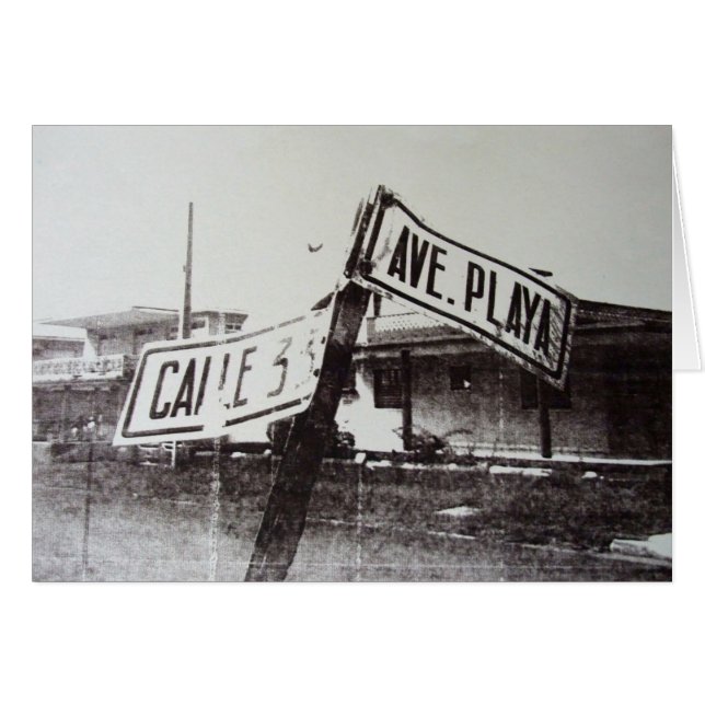 Panneau de rue noir et blanc (Devant horizontal)