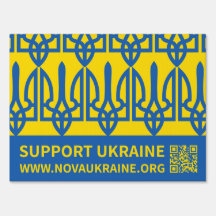 Panneau de soutien à l'Ukraine