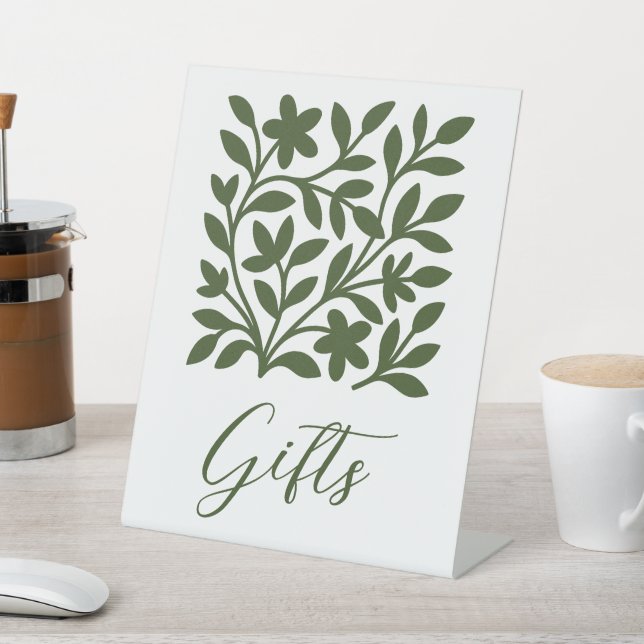 Panneau de table Feuille fleuri du jardin de Tendr (In SItu)