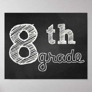 Panneau de tableau noir 8e classe