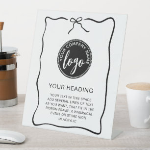 Panneau de trame de ruban de l'événement Logo pers