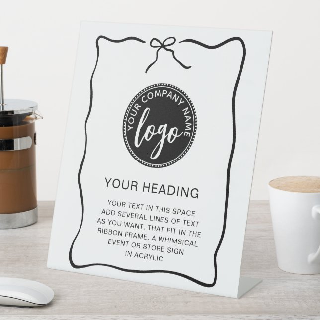 Panneau de trame de ruban de l'événement Logo pers (In SItu)