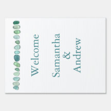 Panneau de triage en verre marin Aqua