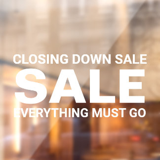 Panneau de vente de liquidation