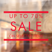 Panneau de vente personnalisé avec tout le texte m