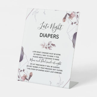 Panneau Diapeurs de Baby shower de fleurs d'aquare