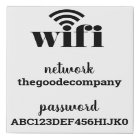 Panneau d'information Wifi Plaque d'accueil