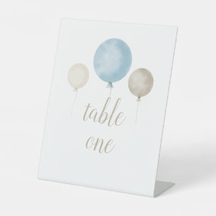 Panneau du Baby shower d'aquarelle de ballon