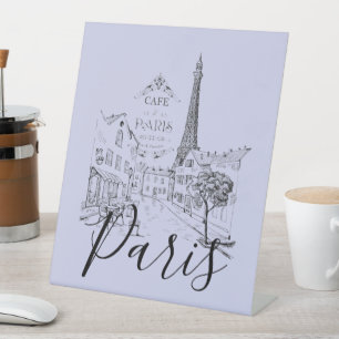 Panneau du Café Paris