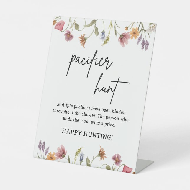 Panneau du jeu de chasse Fleur sauvage de printemp (Recto)