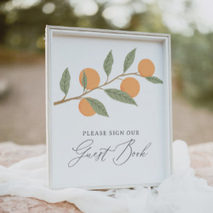 Panneau du livre d'or Little Cutie Baby shower