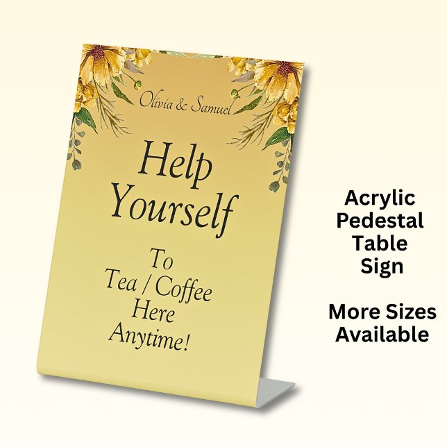 Panneau du socle acrylique pour table à café thé (Créateur téléchargé)