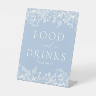 Panneau Élégant Dusty Blue Wilfloral Food and Drac