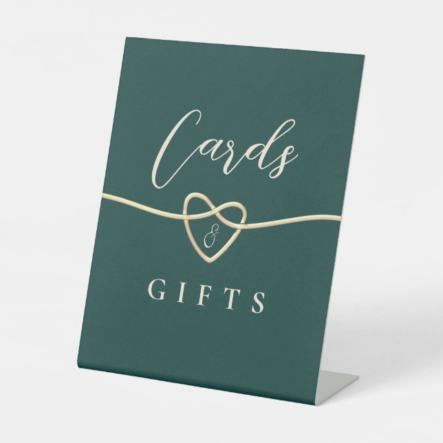 Panneau Emerald Green Cartes et Cadeaux (Recto)