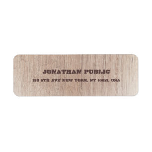 Panneau en bois tendance look Distressed Text Retu