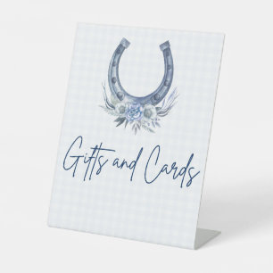 Panneau en fer à cheval Cadeaux et cartes