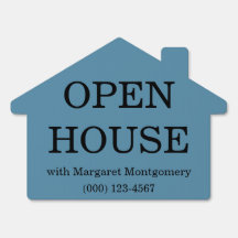 Panneau extérieur en forme de maison ouverte de l'