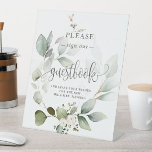 Panneau Feuillage vert Nos Guestbooks