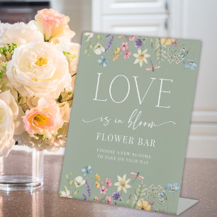 Panneau fleur sauvage Fête des mariées  