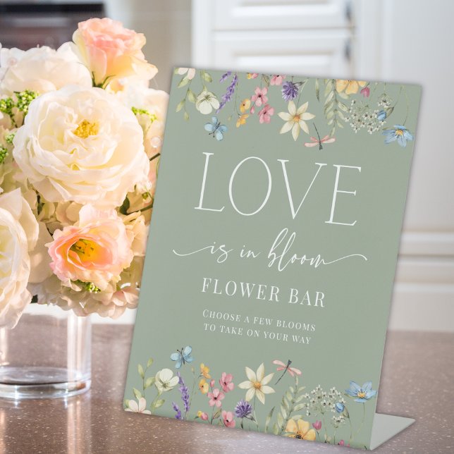 Panneau fleur sauvage Fête des mariées   (Créateur téléchargé)