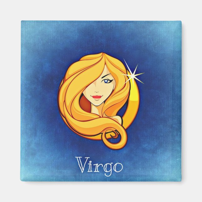 Panneau Horoscope Réfrigérateur Virgo ou Magnet de (Devant)