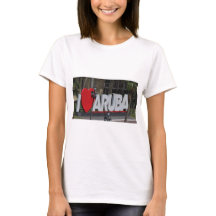 Panneau "I Love Aruba", Photographie, T-shirt