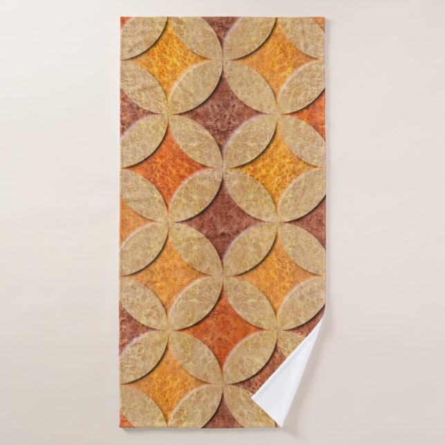 Panneau intérieur motif - décoration arabe - coude (Serviette de bain)