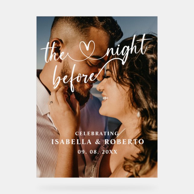 Panneau La Nuit Avant Le Dîner Mariage (Recto)