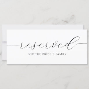 Panneau Mariage de la carte réservée à accrochage 