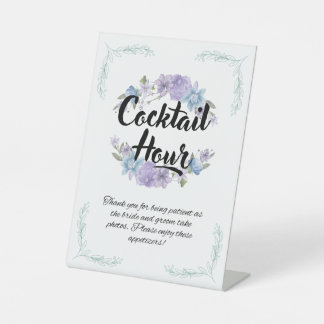 Panneau Mariage de l'heure du cocktail