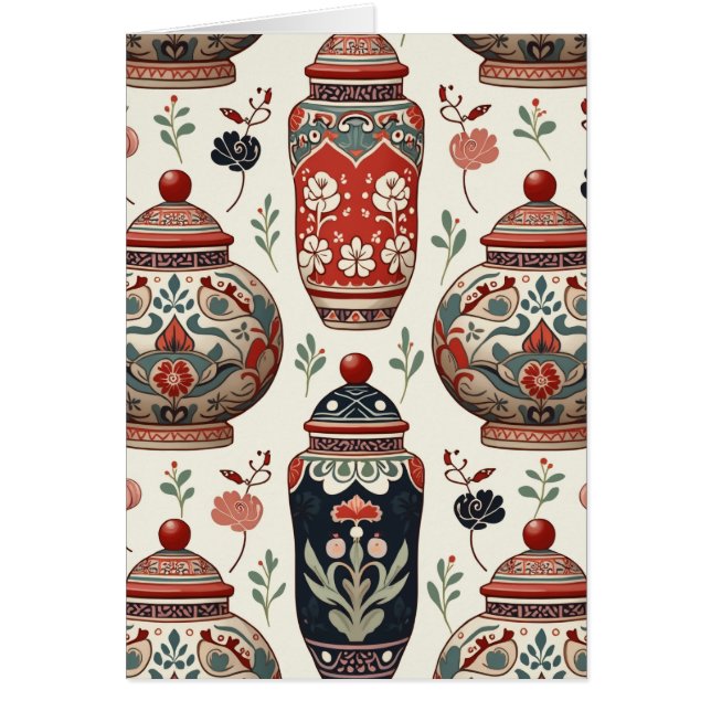 Panneau mariage de l'image de poterie asiatique (Devant)