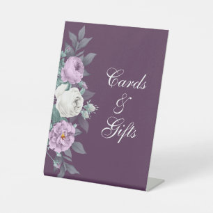 Panneau Mariage foncé pourpre