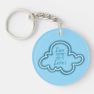 Panneau Néon Bleu Cloud Citation