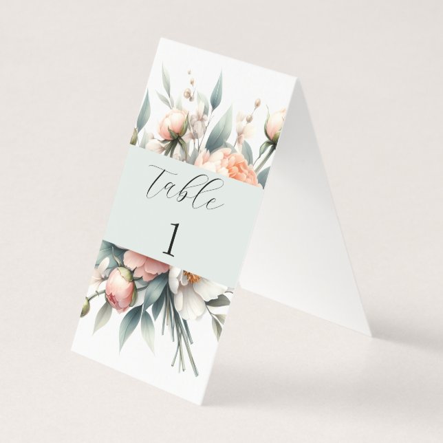 Panneau Numéro de table mariage (Back)