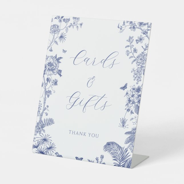 Panneau Pedestal à Fête des mariées bleue (Recto)