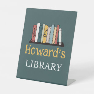 Panneau Pedestal - Bibliothèque - Personnalisé - A