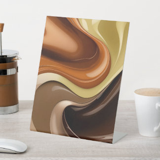 Panneau Pedestal dans graphique abstrait design