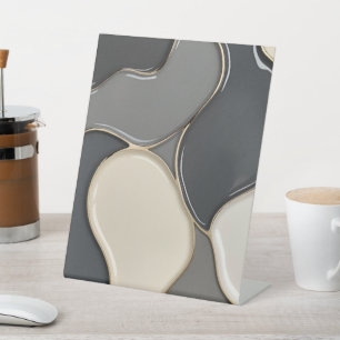 Panneau Pedestal dans graphique abstrait design