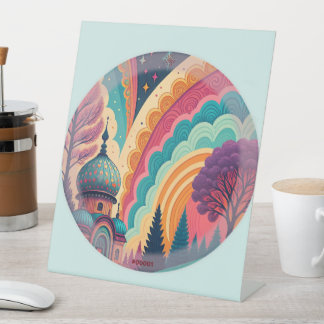 Panneau Pedestal Mint Imaginaire Dome - Personnali