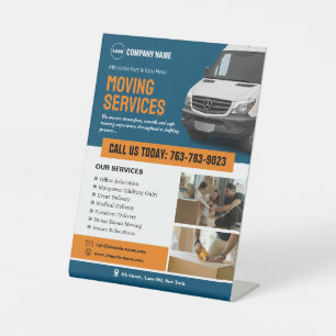 Panneau Pedestal personnalisé de l'entreprise mobi