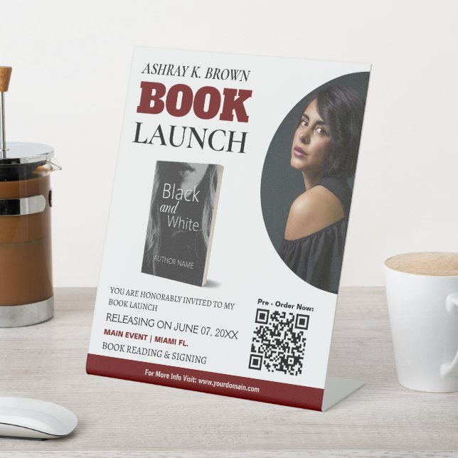 Panneau personnalisé Lancement du livre (In SItu)