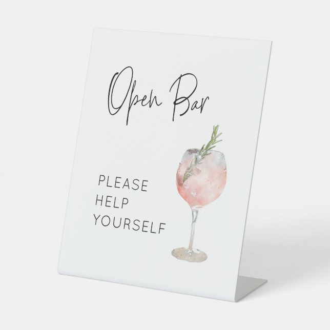 Panneau Personnalisé pour Julie_Drinks (Recto)