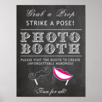 Panneau Photo Booth - attraper un tableau de bord
