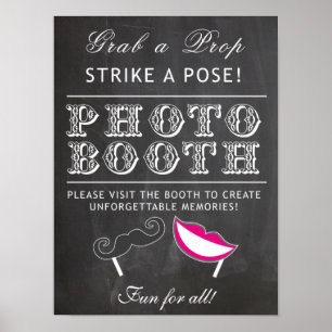 Panneau Photo Booth - attraper un tableau de bord